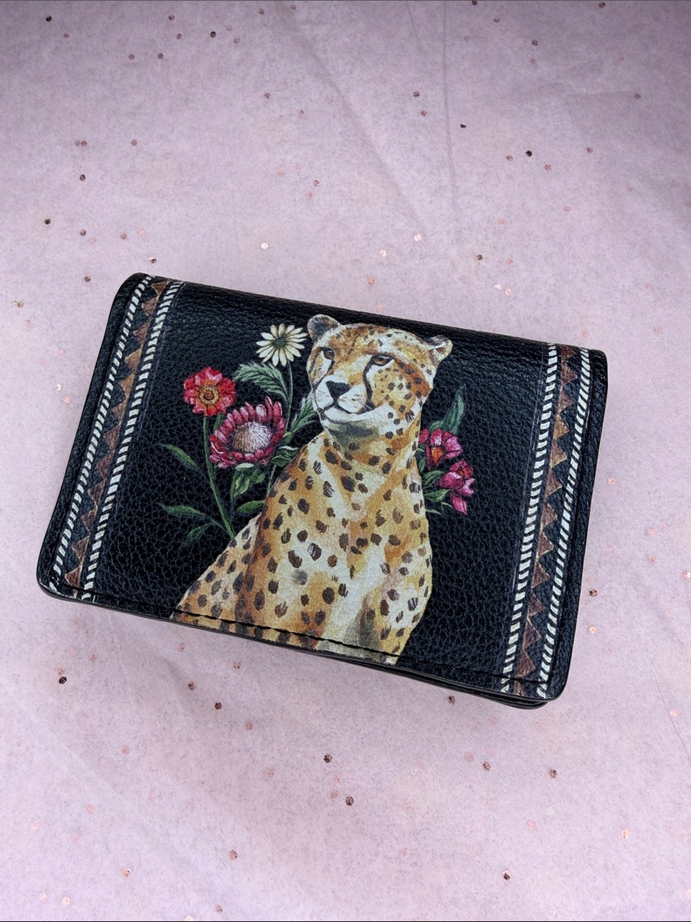 Brighton Africa Stories Duma Leather Card Case